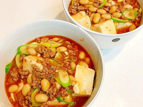 植物性タンパク質の宝庫です☆大豆を入れた麻婆豆腐